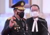 Jenderal Idham Azis Serahkan Panji Polri Tribrata ke Jenderal Listyo Sigit