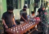 Puluhan Personel Kodim Klungkung Jalani Tes Urine
