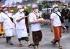 Bupati Klungkung Ikuti Prosesi Upacara Mapepada Tawur Agung Kesanga di Catus Pata