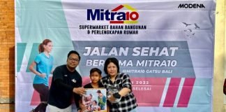 Gelar Jalan Sehat, MODENA Bali Kampayekan Pentingnya Hidup Sehat