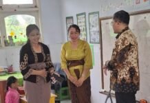 TK Kesuma Sari Pegok dapat Dana Revitalisasi Toilet dan Berharap dapat Bangun Ruang Kelas di Tahun Berikutnya