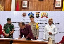 Jaga Keamanan Bali, Gubernur Koster Harap Sinergi Kolektif Semua Komponen Sipandu Beradat