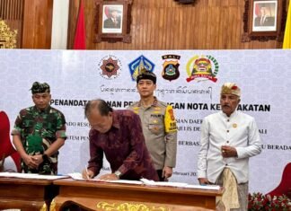 Jaga Keamanan Bali, Gubernur Koster Harap Sinergi Kolektif Semua Komponen Sipandu Beradat