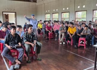 Antusias!!! Puluhan Siswa Seminari Tuka Bali Ikut Pelatihan Menulis dan Mengisi Konten Media Sosial