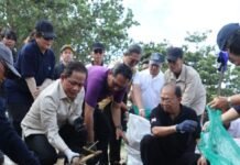 Aksi Kolektif Bali Bersih Sampah di Jimbaran, Menteri LH dan Gubernur Koster Serukan Wajib Pilah Sampah dari Sumber