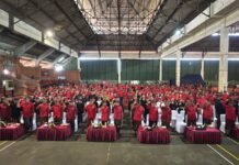 Ketua DPD PDI Perjuangan Bali Wayan Koster Kukuhkan Ribuan Pengurus Anak Ranting, Ranting dan PAC Denpasar