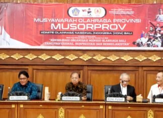Buka Musorprov KONI, Koster Dorong Pencapaian Prestasi Terbaik Olahraga Bali dan Bina Cabor Berbasis Kearifan Lokal Bali