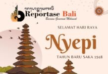 ReportaseBali.id Mengucapkan Selamat Hari Raya Nyepi Tahun Baru Saka 1948