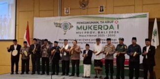 Pengukuhan MUI Bali 2025-2030, Tekankan Moderasi Beragama dan Transformasi Digital