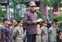 Tegakkan Perda, Sekda Dewa Indra Minta Satpol PP Kedepankan Pendekatan Humanis