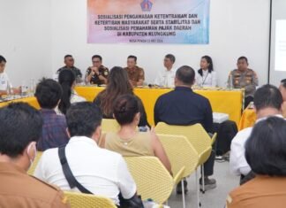 Puluhan Kepala Desa dan Wajib Pajak Kecamatan Nusa Penida Diedukasi Ketaatan Bayar Pajak