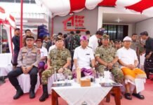 Pangdam IX/Udayana Ikuti Launching 1.061 Koperasi Merah Putih Bersama Presiden Prabowo
