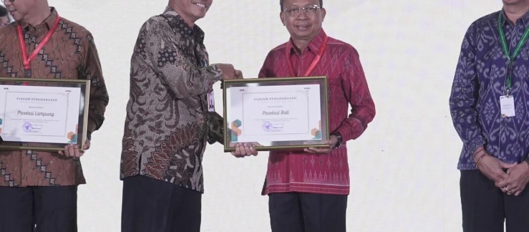 Aktif Dukung SPI Pendidikan 2026, KPK RI Beri Penghargaan kepada Bali