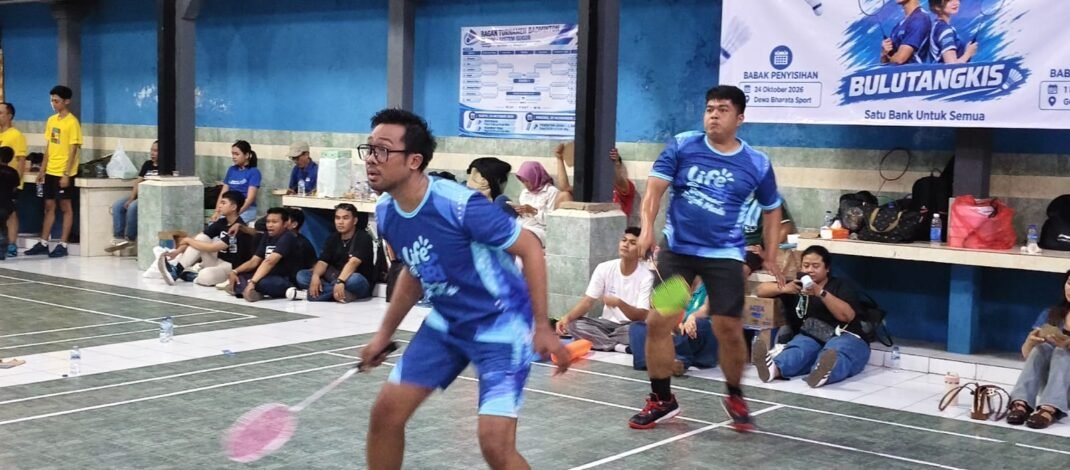 15 Tim Unit Kerja BRI se-Bali Ramaikan BRILIAN Sportartcular Cabor Bulu Tangkis